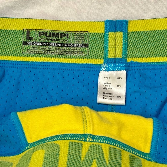 PUMP men’s trunks, size large. - Picture 3 of 3